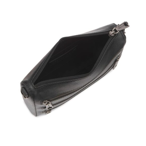 Rebecca Minkoff Mini 5 Zip Leather Crossbody Bag - Picture 3 of 4